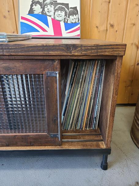 SLIDING 2DOOR LECORD STOCKER-LOW　LPレコード収納 | 4枚目