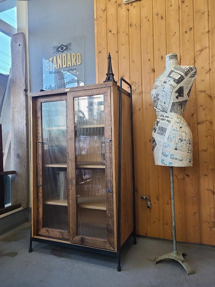 レトロガラスbookshelf/本棚 | 2枚目