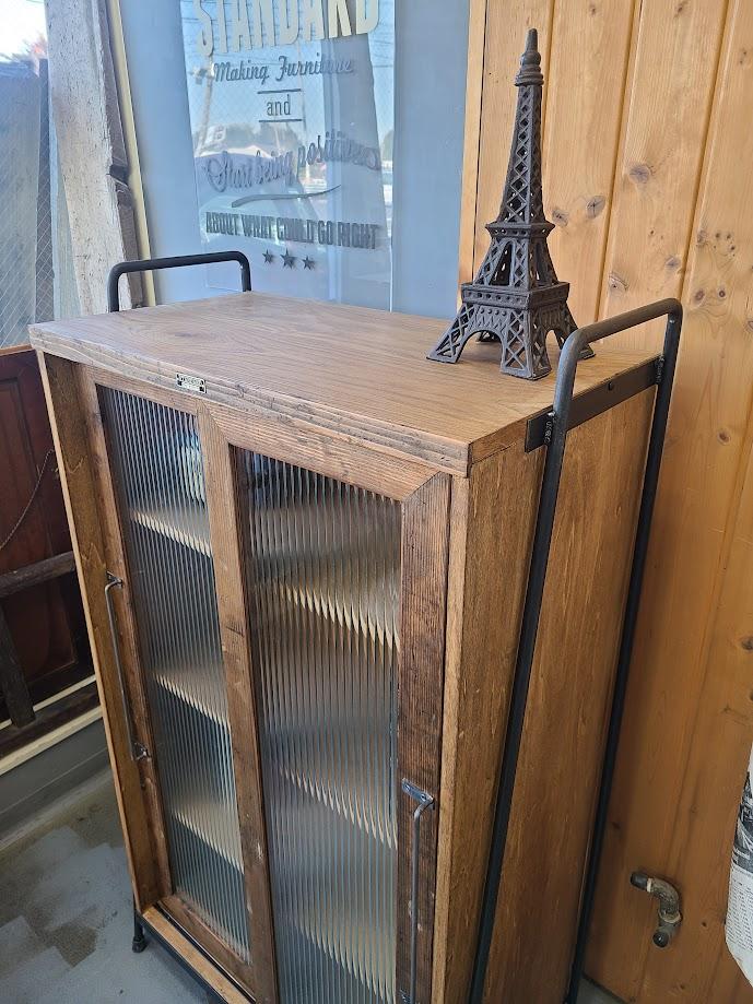 レトロガラスbookshelf/本棚 | 4枚目